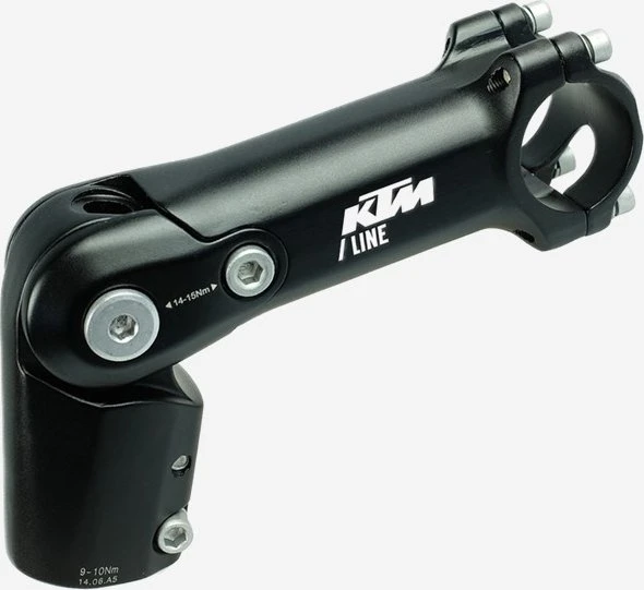KTM Line Up 31.8mm/28.6mm 0° - +90° Vorbau 110mm schwarz