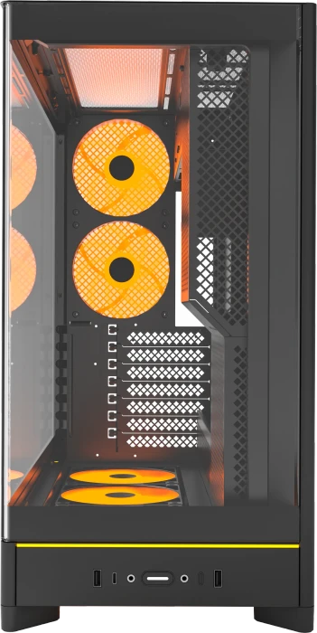 Montech HS02 Pro Black, Glasfenster