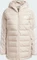 adidas Essentials 3-Streifen Light Hooded Mantel wonder beige (Damen) Vorschaubild