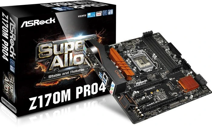ASRock Z170M Pro4 (Intel 1151)