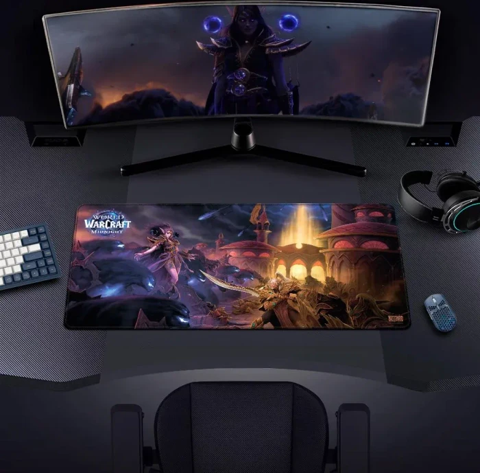 Blizzard World of WarCraft XL Gaming Mousepad, 900x420mm, Midnight Xal'atath Key Art