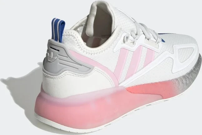 adidas ZX 2K Boost crystal white/true pink/matte silver (Damen)