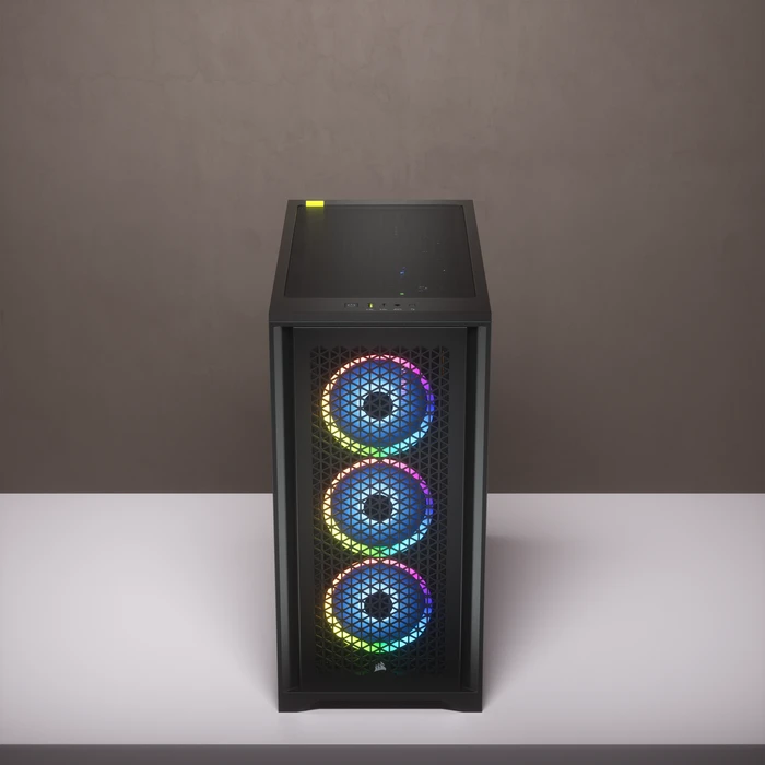 Corsair 4000D Airflow, schwarz, Glasfenster