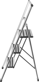 Wenko Aluminium Haushaltsleiter, 3 Stufen