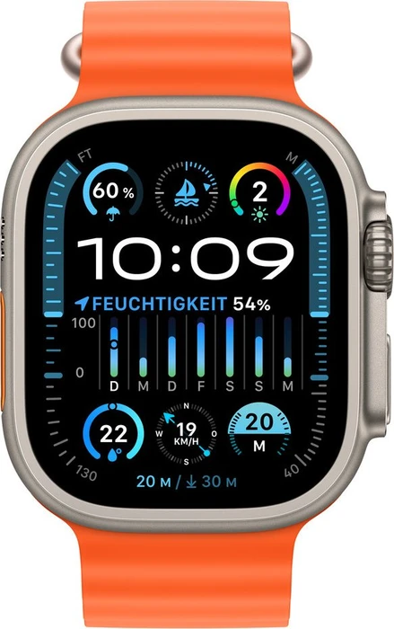 Apple Ocean Armband für Apple Watch Ultra 49mm orange