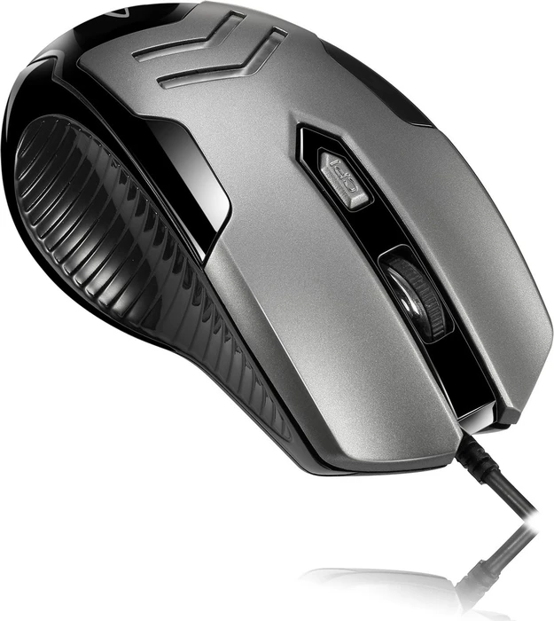 Adesso iMouse X1 Multi-Color 6 Button Gaming Mouse grau, USB