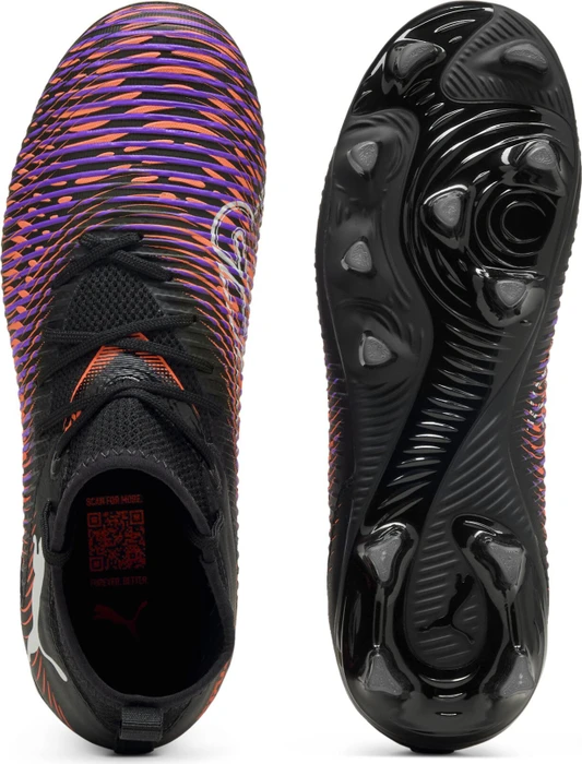 Puma Future 8 Match FG/AG puma black/puma white/glowing red (Junior)