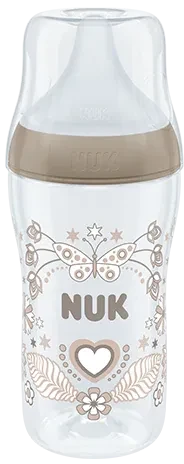 NUK Perfect Match Trinkflasche mit weichem Silikon-Trinksauger, 260ml