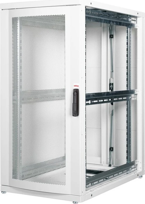 Roline / Secomp Pro Serie 19" Serverschrank 26HE, montiert, Gitternetztür, IP20, RAL 7035, 1000mm tief