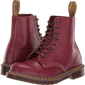 Dr. Martens Vintage 1460 Quilon Leather Ankle Boots rot