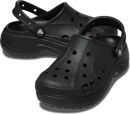 Crocs Baya Platform Clog schwarz (Damen)