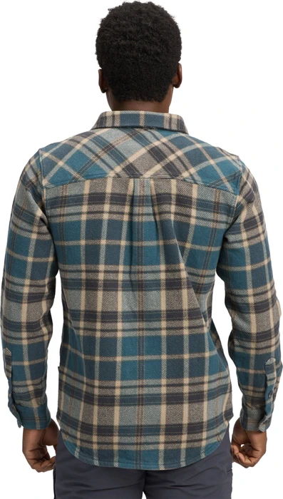 Black Diamond Project Heavy Flannel Hemd langarm midnight blue/charcoal plaid (Herren)