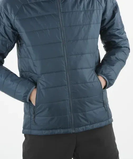 Salomon Outline Hooded Funktionsjacke midnight navy (Herren)