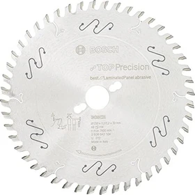 Bosch Professional Top Precision Best for Laminated Panel Abrasive Kreissägeblatt 48Z, 250x2.2x30mm, 1 Stück