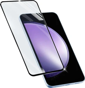 Cellularline Impact Glass Capsule für Samsung Galaxy S24 FE schwarz