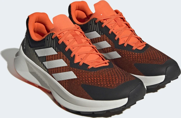 adidas Terrex Soulstride Flow core black/crystal white/impact orange (Herren)