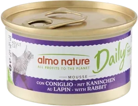 almo nature Daily Cats, Mousse mit Kaninchen, 2.04kg (24x 85g)