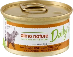 almo nature Daily Cats, Mousse mit Pute, 2.04kg (24x 85g)