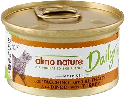 almo nature Daily Cats, Mousse mit Pute, 2.04kg (24x 85g)