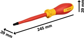 Bosch Professional VDE Torx Schraubendreher, T40x125mm
