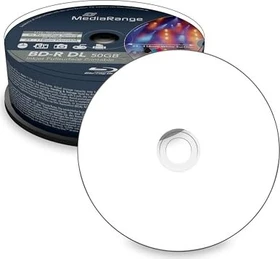 MediaRange BD-R 50GB, 6x, 25er Spindel, printable