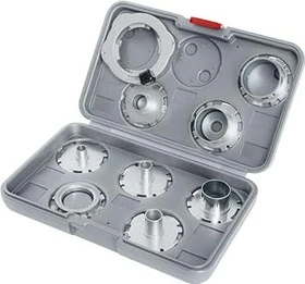 Bosch Professional Kopierhülsen Set metrisch inkl. Koffer, 9-tlg.