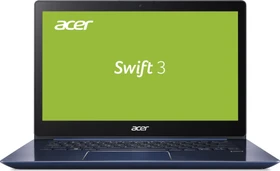 Acer Swift 3 SF314-52-33VV, blau, Core i3-7100U, 4GB RAM, 128GB SSD, DE