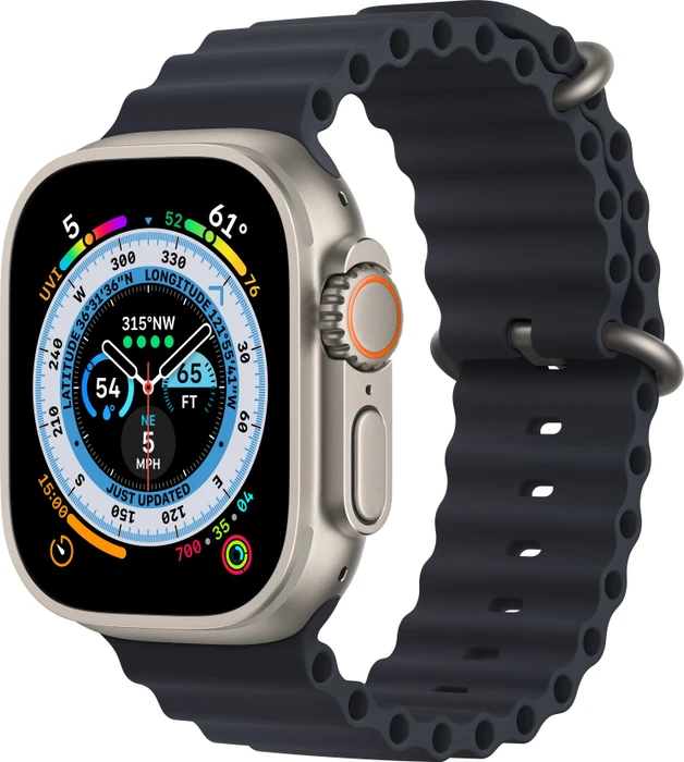 Apple Ocean Armband Verlängerung für Apple Watch Ultra 49mm mitternacht