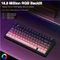Aula F75 Pro, Gradient Pink Black, LEDs RGB, hot-swap, LEOBOG Reaper, USB/Bluetooth, US Vorschaubild