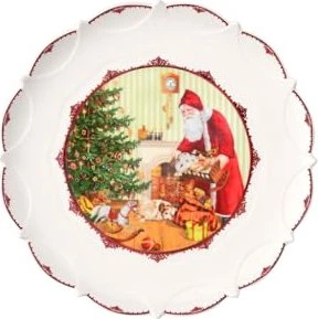 Villeroy & Boch Toy's Fantasy Gebäckteller Santa bringt Geschenke 42cm