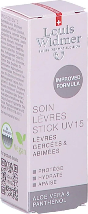 Louis Widmer Lippenpflege Stift UV10 leicht parfümiert LSF10, 4.5ml