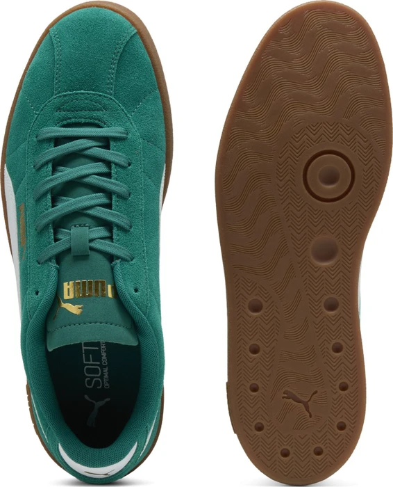 Puma Club II Suede wild green/puma white/puma gold