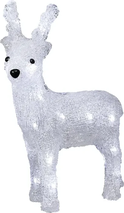 Konstsmide Acryl Figur Rentier stehend LED 24x tageslichtweiß