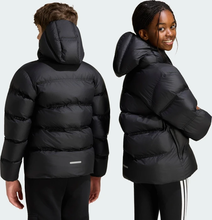 adidas Kunstdaunen Funktionsjacke black/reflective silver (Junior)