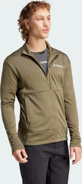 adidas Terrex Multi Light Fleece Jacke olive strata (Herren)