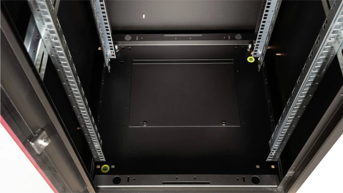 Roline / Secomp Basic 19" Netzwerkschrank 26HE, montiert, Glastür, IP20, RAL 9005, 600mm tief