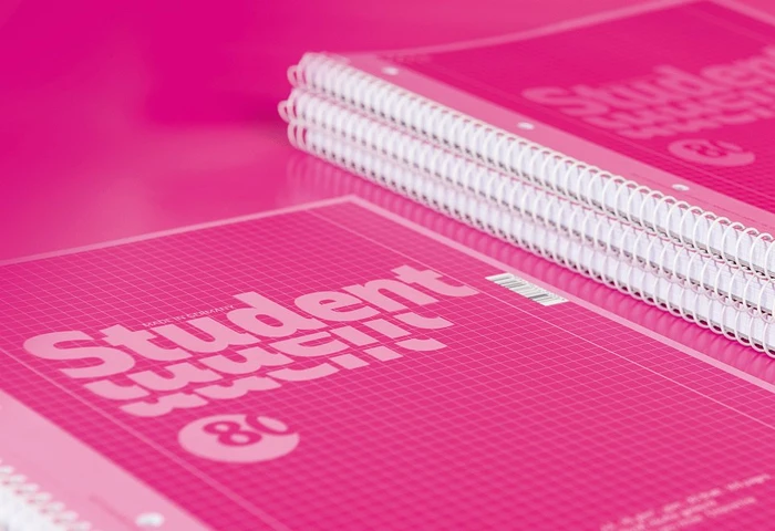 Brunnen Student Colour Code Collegeblock, A4, Lineatur 28, pink, 80 Blatt
