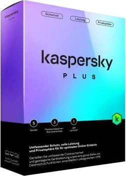 Kaspersky Lab Plus, 5 User, 1 Jahr, PKC (multilingual) (Multi-Device)