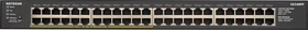 Netgear SOHO GS300 Rackmount Gigabit Switch, 48x RJ-45, 380W PoE+ (GS348PP-100)
