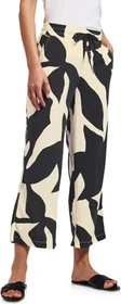 Street One Gemusterte Wide Leg Hose whale tail grey (Damen)