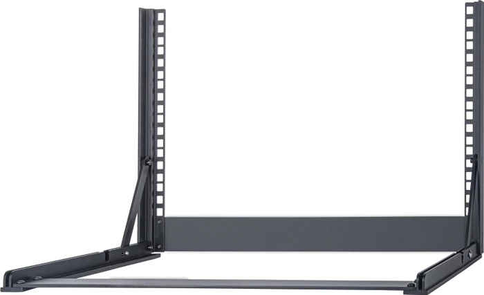SilverStone 19" Open Frame Rack, RK06U-OF 6HE, Universalgestell, schwarz, 330mm tief