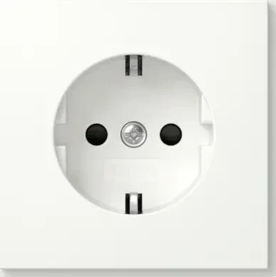 Gira SCHUKO-Steckdose 16 A 250 V~ mit erhöhtem Berührungsschutz (Safety Plus) (IP20) TX_44 reinweiß
