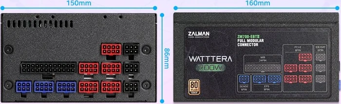 Zalman Watttera EBT 2 Series ZM700-EBTII 700W, ATX 2.31