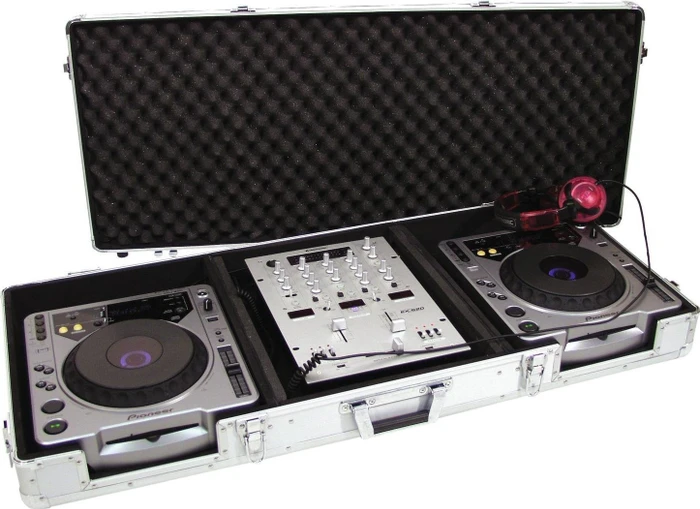 Roadinger Universal-Konsole DIGI-2 2xCD/1xM-12 schwarz
