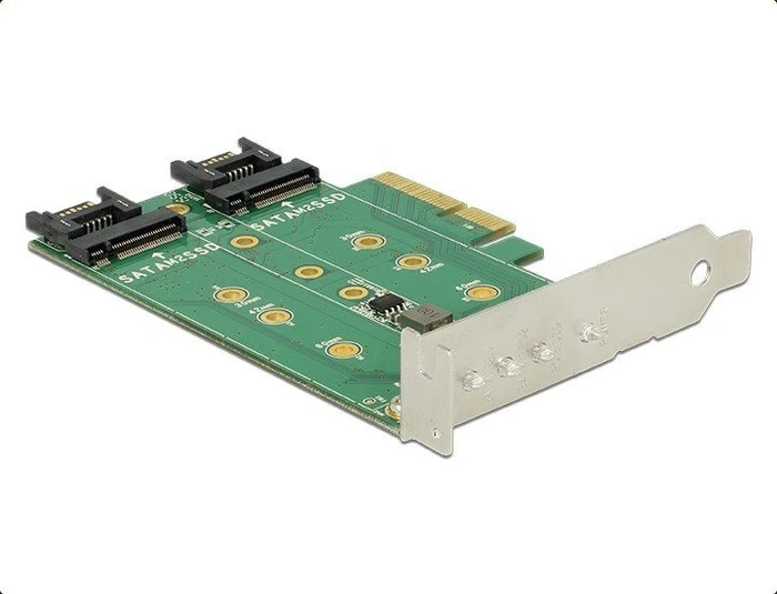 DeLOCK PCIe -> M.2 PCIe, PCIe -> M.2 SATA