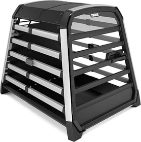 Thule Allax XL kompakt, Hundebox fürs Auto, schwarz/grau