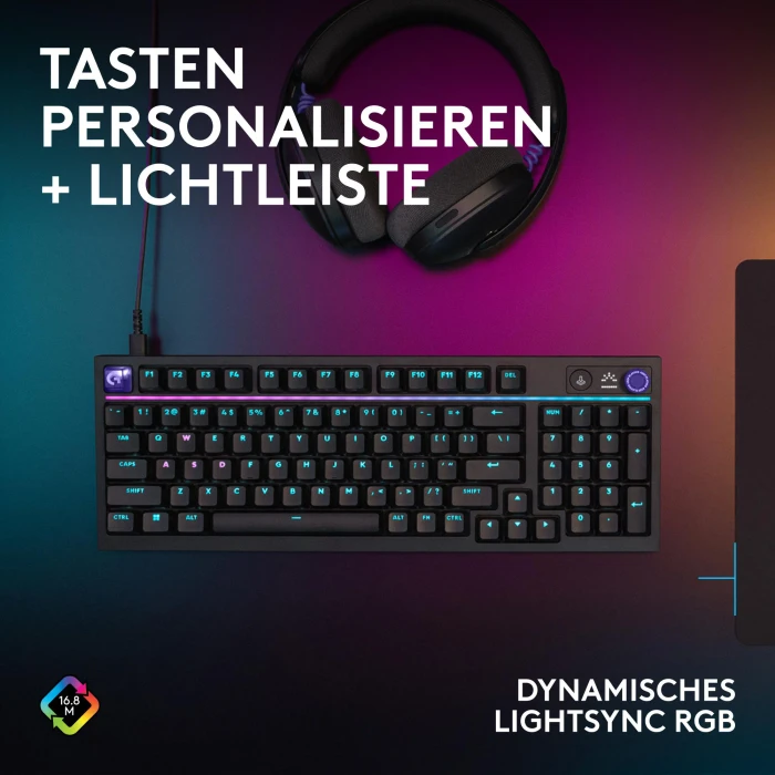 Logitech G316 X 98, schwarz, Tactile Switch, USB, DE