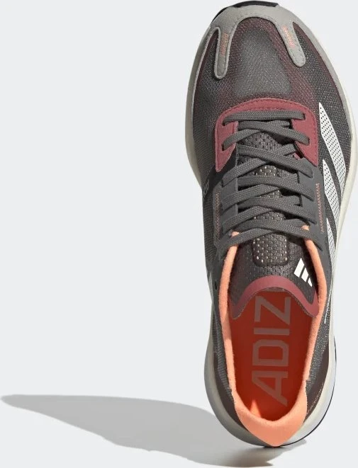adidas Adizero Boston 11 grey four/zero metalic/beam orange (Damen)