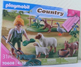playmobil Country Geschenkset Bäuerin mit Weidetieren