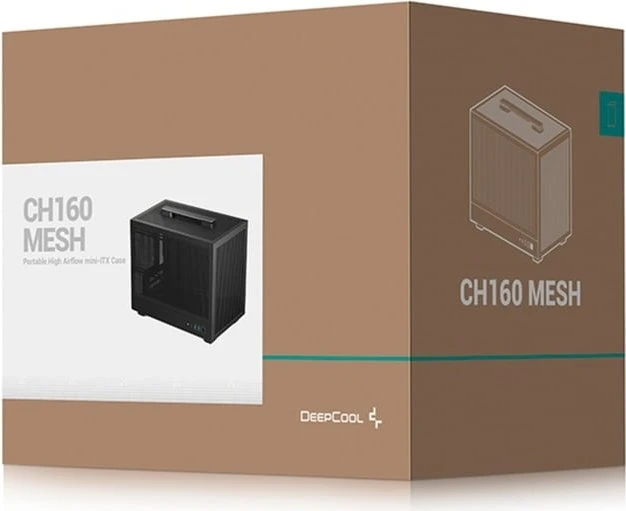 DeepCool CH160 MESH, schwarz, Mini-ITX